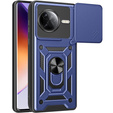 Etui pancerne do Xiaomi Poco F7 Ultra, CamShield Slide, niebieskie