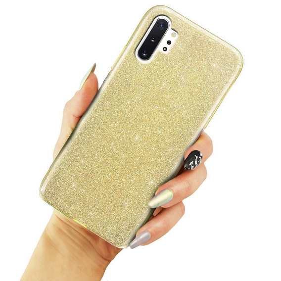 Etui Glitter Case do Samsung Galaxy Note 10+ Plus, Gold