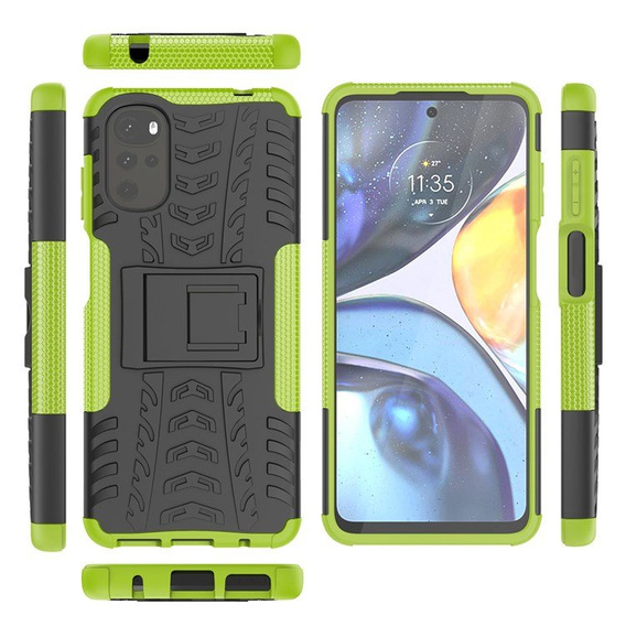 Etui do Motorola Moto G22, Tire Armor, zielone