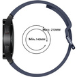 Pasek Silikonowy do Samsung Galaxy Watch 4/5/6/7 40/42/43/44/45/46/47mm, Granatowy