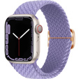 Pasek Nylonowy do Apple Watch 1/2/3/4/5/6/7/8/9/10/11/SE Ultra 1/2/3 42/44/45/46/49mm, Fioletowy