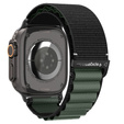 Pasek Spigen WBF1 Band do Apple Watch 8/9/10/11/SE/Ultra 1/2 (44/45/46/49 mm) – Black / Green