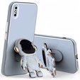 Etui do iPhone X / XS, Astronaut, niebieskie