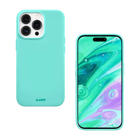 Etui Laut do iPhone 14 Pro Max, Huex Pastels, Mint