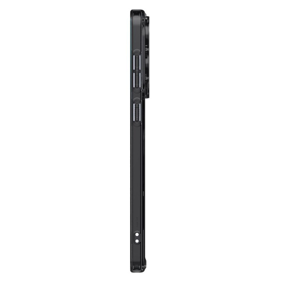 Etui z MagSafe Spigen do Samsung Galaxy S25 Edge, Ultra Hybrid, matowe / czarne + Szkło Hartowane 9H