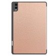 Etui do Samsung Galaxy Tab S11 Ultra, Smartcase z miejscem na rysik, różowe złoto
