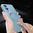 Etui do Samsung Galaxy S25 Edge, ColorMag, do MagSafe, niebieskie + Szkło hartowane 9H