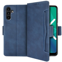 Etui z klapką do Samsung Galaxy A04S / A13 5G, Card Slot, niebieskie