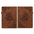 Etui do Lenovo Tab M10 Plus 10.6 Gen 3 TB-125F TB-128F, Wallet Pen Slot, butterflies, brązowe