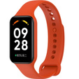 Pasek Silikonowy do Xiaomi Redmi Smart Band 2 / Xiaomi Smart Mi Band 8 Active, Pomarańczowy