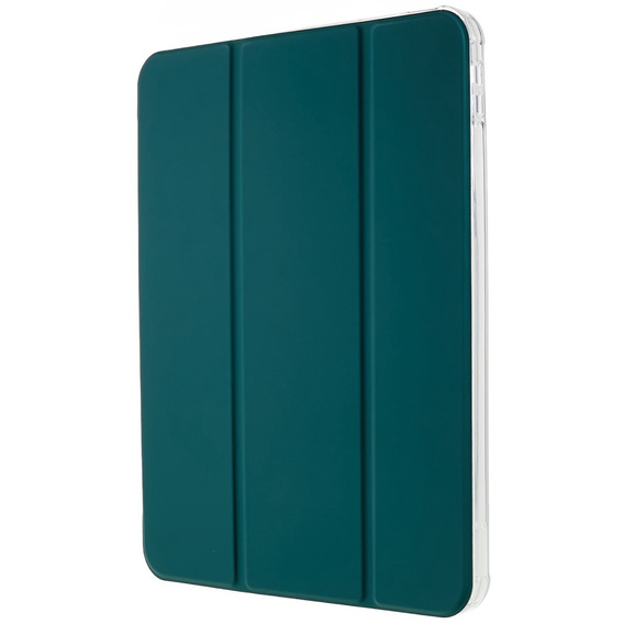 Etui do iPad 10.9" 2022 (10 gen.) / iPad 11" 2025 A16 (11 gen.), Pencil Hybrid, z miejscem na rysik, Ciemno zielone