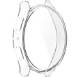 2w1 Etui + Szkło Hartowane do Samsung Galaxy Watch 6 40mm, Przezroczyste