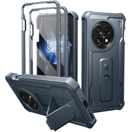 Etui pancerne do OnePlus 13, Dexnor Kickstand (Two Frames), niebieskie