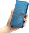 Etui z klapką do Oppo Reno 11F 5G, Mandala, niebieskie