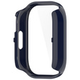 2w1 Etui + Szkło Hartowane do Xiaomi Redmi Watch 5 Active, Granatowe