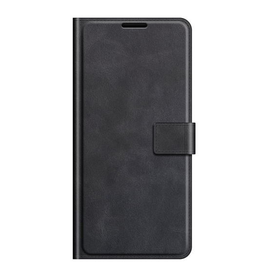 Skórzane Etui Wallet PU Leather do Realme GT 2 / Realme GT Neo 2, Black