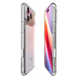 Etui z MagSafe Spigen do iPhone 17 Pro Max, Ultra Hybrid "T", Clear / White
