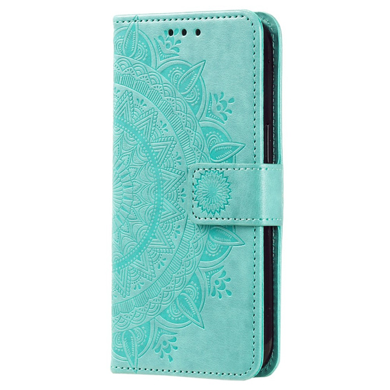 Etui z klapką do Xiaomi Redmi Note 12 4G, Mandala, zielone