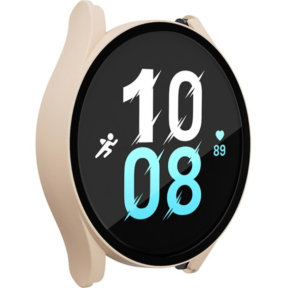 2w1 Etui + Szkło Hartowane do Samsung Galaxy Watch 5 40mm, Różowe