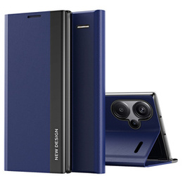 Etui z klapką do Xiaomi Redmi Note 13 Pro+, Side Magnetic, granatowe