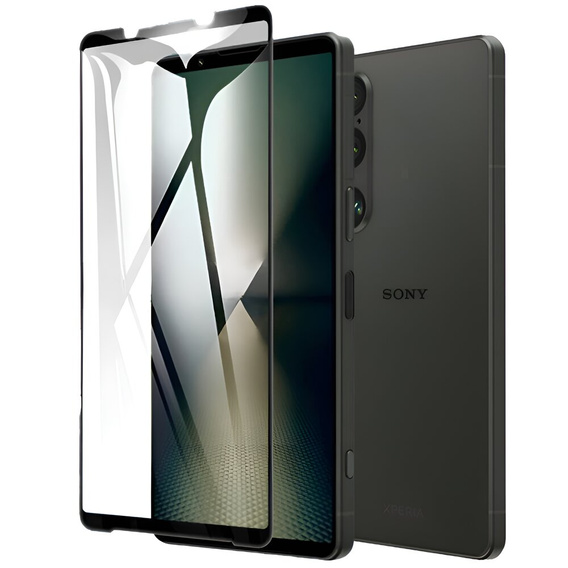 Szkło Hartowane 3D do Sony Xperia 1 VI, czarna ramka