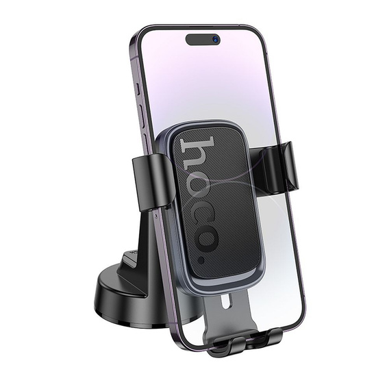 Uchwyt grawitacyjny do samochodu Hoco H81 do deski - czarno-szary