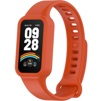 Pasek Silikonowy do Xiaomi Smart Band 9 Active / Xiaomi Redmi Band 3, Pomarańczowy