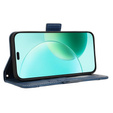 Etui z klapką do Honor 400 Lite, Card Slot, granatowe
