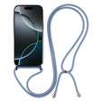 Etui do iPhone 17 Pro Max, Electro MagSafe, niebieskie + Smycz