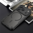 Etui pancerne do iPhone 17 Pro Max, do MagSafe, czarne