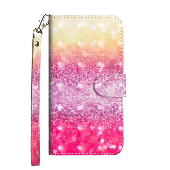 Etui Wallet do Samsung Galaxy S20 FE, Light Spots Decor, Glittery Elements