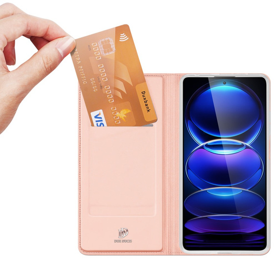 Etui Dux Ducis do Xiaomi Redmi Note 12 Pro+ 5G, Skinpro, różowe rose gold