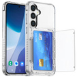 Etui do Samsung Galaxy S24, Card Holder, przezroczyste