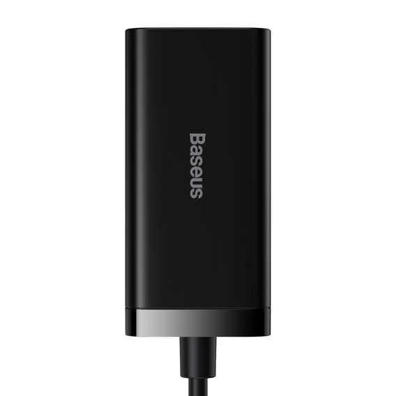 Baseus ładowarka sieciowa GaN3 Pro 100 W, 2× USB-C + 2× USB - czarna