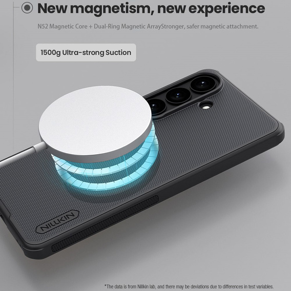 Etui NILLKIN do Samsung Galaxy S26, Frosted Shield, do MagSafe, czarne