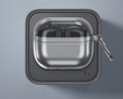Transparentne etui TPU z karabińczykiem– Samsung Galaxy Buds 3 / 3 Pro
