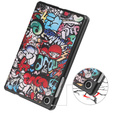 Etui do Lenovo Tab M8 Gen 4 TB-300FU, Smartcase, graffiti