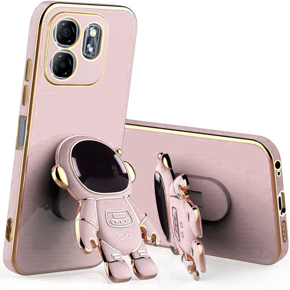 Etui do Infinix Hot 50i 4G, Astronaut, różowe