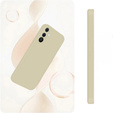 Etui do Samsung Galaxy A36 5G, Silicone Lite, beżowe