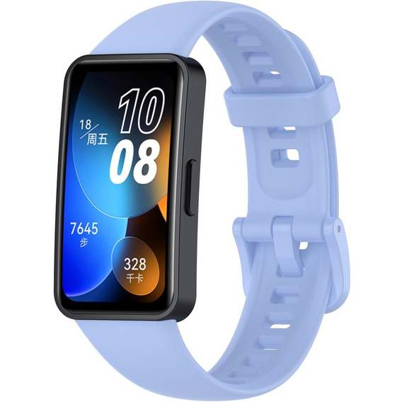Pasek Silikonowy do Huawei Band 8 / Huawei Band 9 / Huawei Band 10, Różowy, Niebieski, Fioletowy