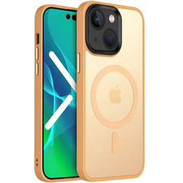 Etui do iPhone 14, Simple MagSafe, pomarańczowe