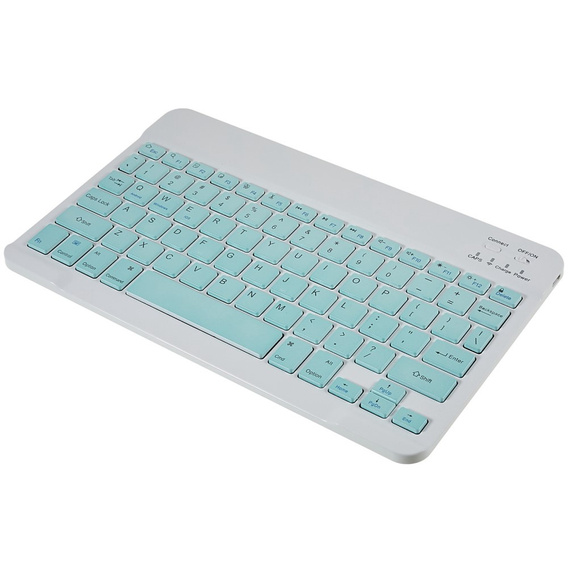 Etui z klawiaturą do Samsung Galaxy Tab S7 T870/T875 / S8, Pen Slot, jasnozielone