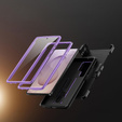 Etui do Samsung Galaxy S25 Ultra, Tongate MECH Series, Klips do paska, fioletowe