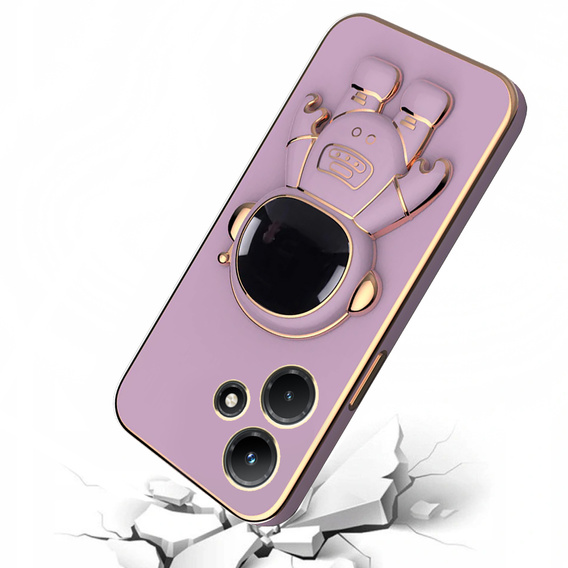 Etui do Infinix Hot 30i, Astronaut, fioletowe