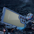 Etui do Samsung Galaxy S23 Ultra, ERBORD Impact Guard, niebieskie