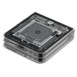 Etui Spigen do Samsung Galaxy Z Flip7 FE / Z Flip6, Airskin Zeron One, Przezroczyste / Brokatowe