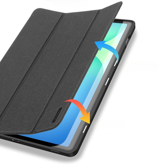 Etui Dux Ducis Domo Series do Samsung Galaxy Tab S10 FE+ Plus – czarne