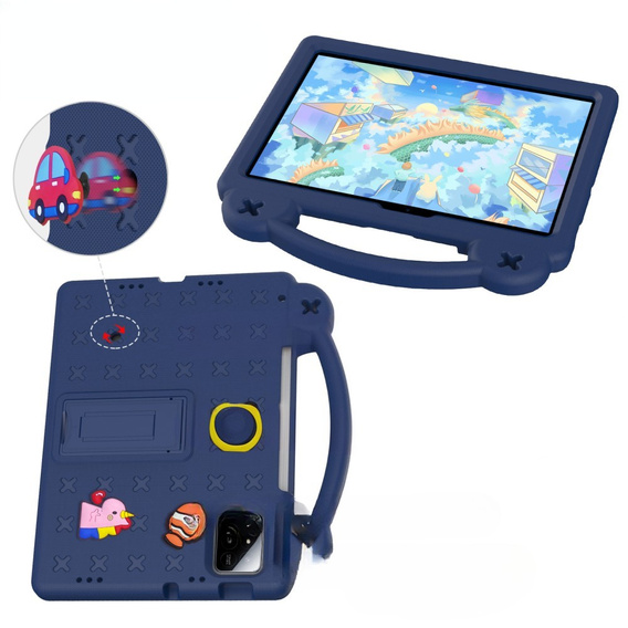 Etui do Xiaomi Pad 7 / 7 Pro, Cute Patterns, z podstawką, granatowe