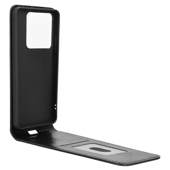 Etui z klapką do Xiaomi Poco M7 Pro 5G, Flip, czarne