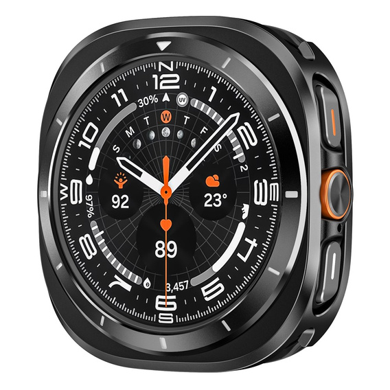 Etui aluminiowe do Samsung Galaxy Watch Ultra 47mm (2025 / 2024), czarne